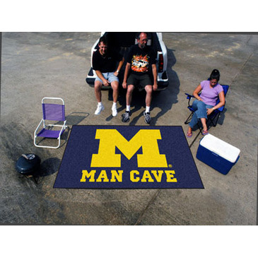 Fan Mats Michigan Man Cave Ultimat Rug 60"X96"