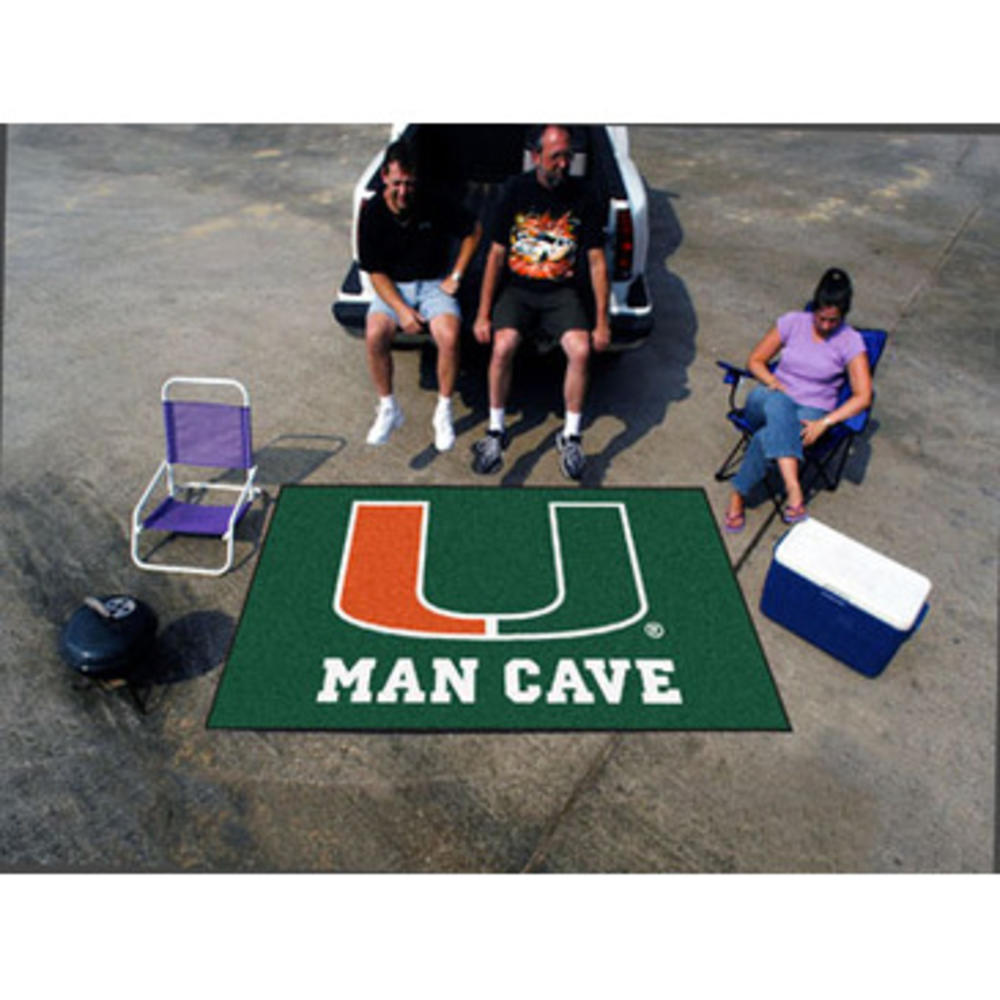 Fan Mats Miami Man Cave Ultimat Rug 60"X96"