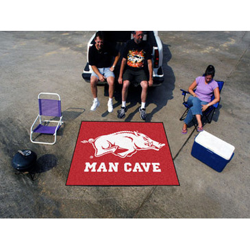 Fan Mats Arkansas Man Cave Tailgater Rug 60"X72"
