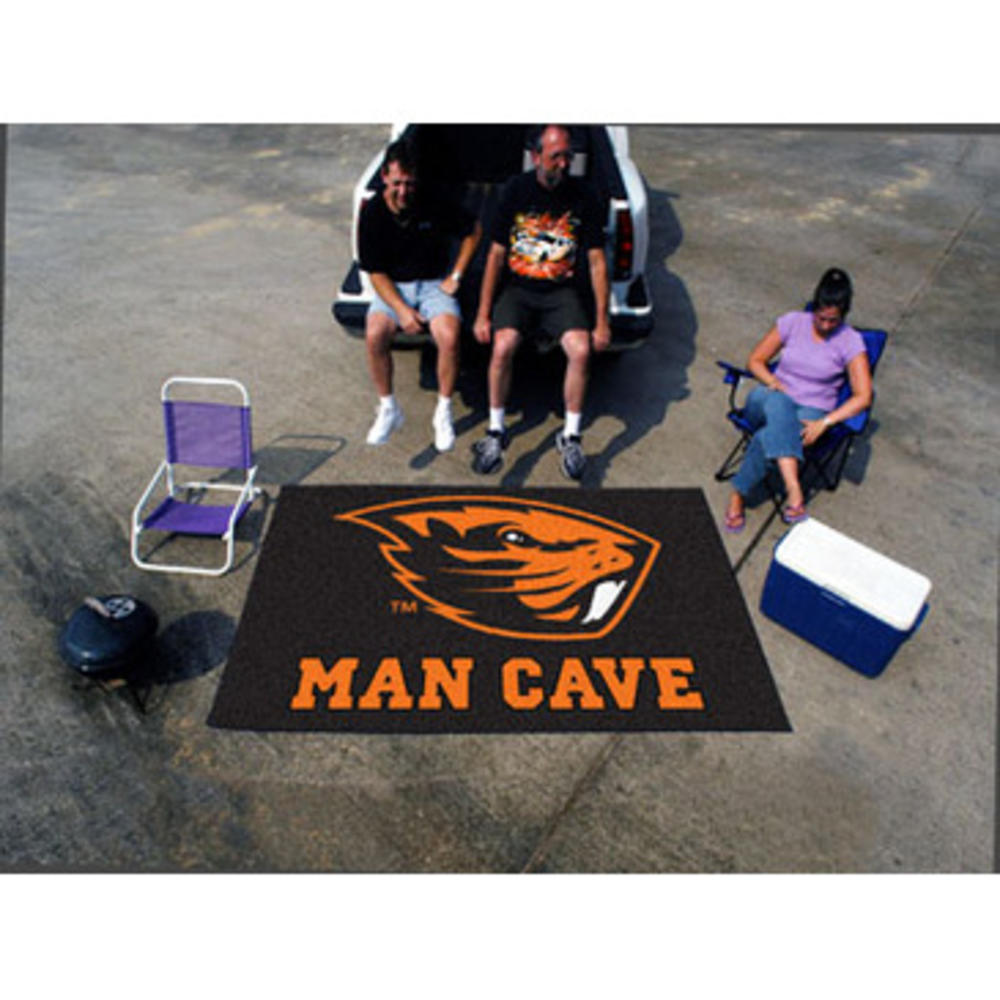 Fan Mats Oregon State Man Cave Ultimat Rug 60"X96"