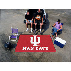 Fan Mats Fanmats Fan Mats FAN-14555 Indiana Hoosiers NCAA Man Cave Ulti-Mat Floor Mat - 60in x 96in