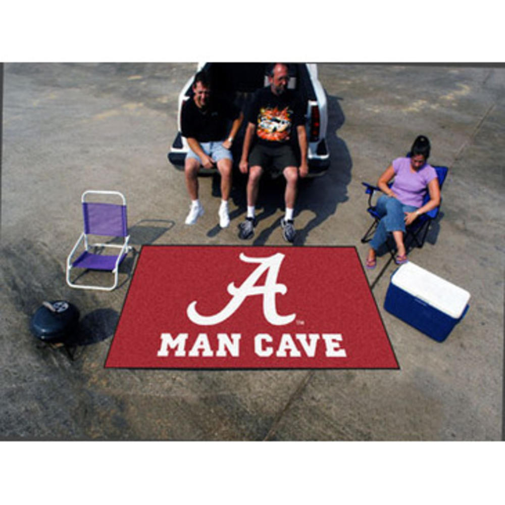 Fan Mats Alabama Man Cave Ultimat Rug 60"X96"