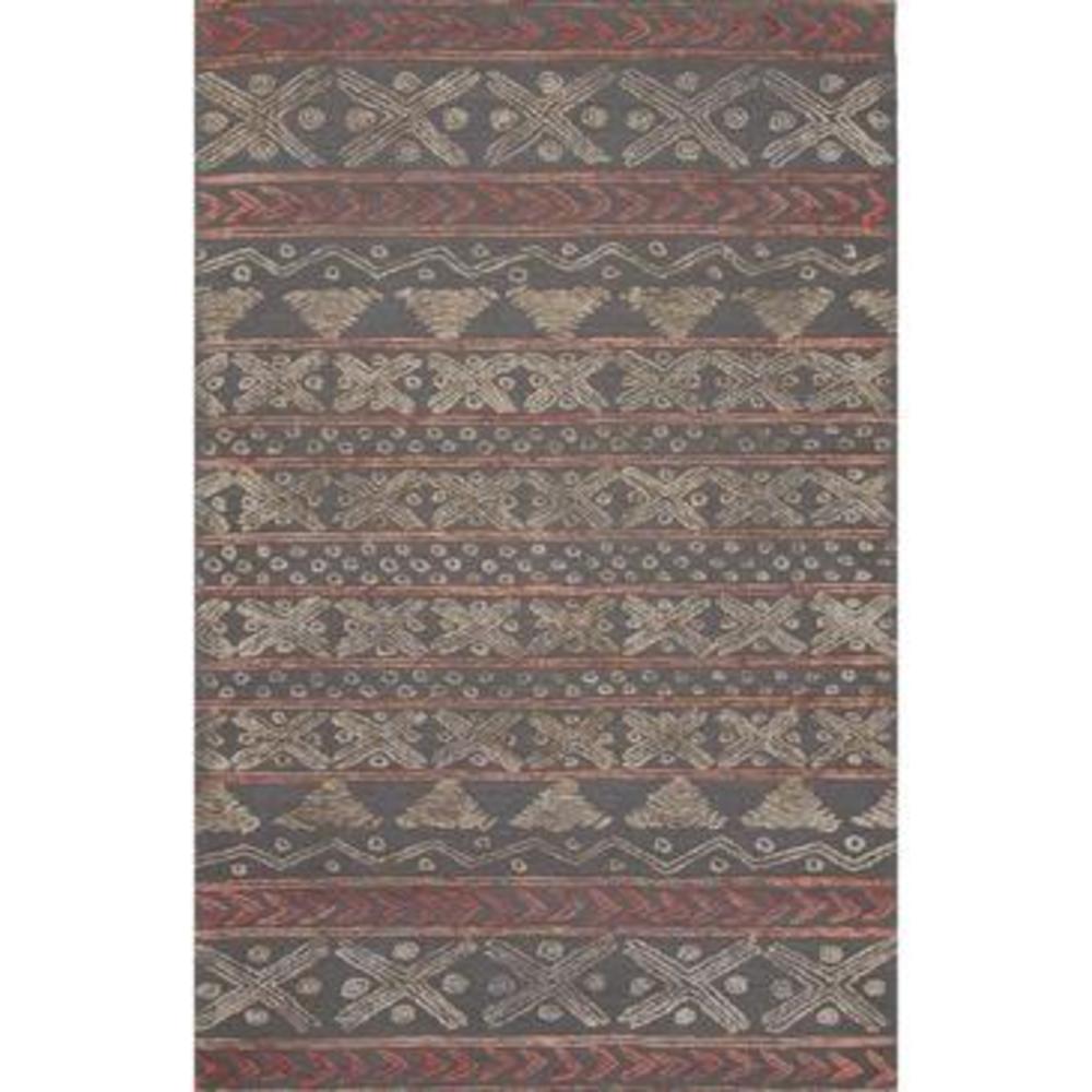 Jaipur Stitched Etched Rectangular Rug In Sedona Sage And Cement 5 foot X 8 foot