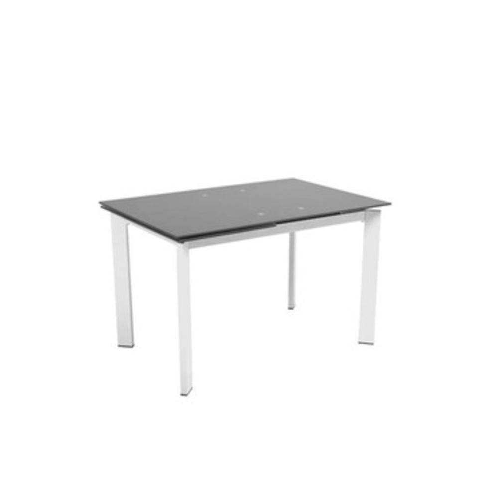 Euro Style Turi Extension Glass Dining Table w/ Chromed Steel Base