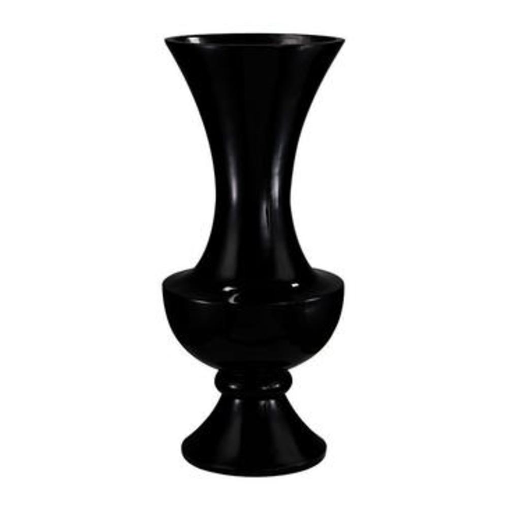 Dimond Home Wide Urn Planter In Gloss Black