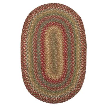 Jaipur Hudson Jute Braided Oval Rugs Azalea Oval Rug In Bog And Toasted Almond 1 foot 8 inches X 2 foot 6 inches
