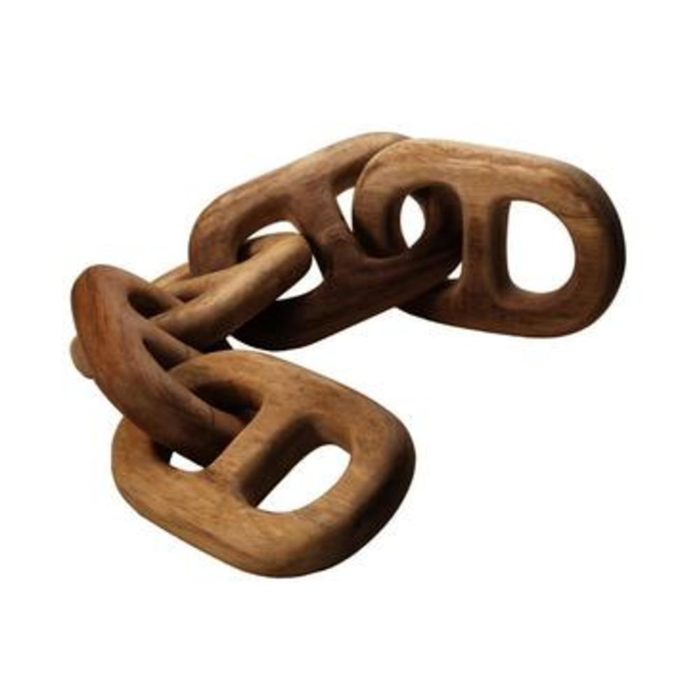 Dimond Home Hand Carved 5-Link Decorative Wooden Chain