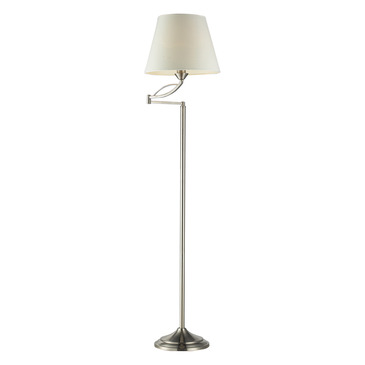 Dimond Elk Lighting 17047/1 1- Light Floor Lamp in Satin Nickel