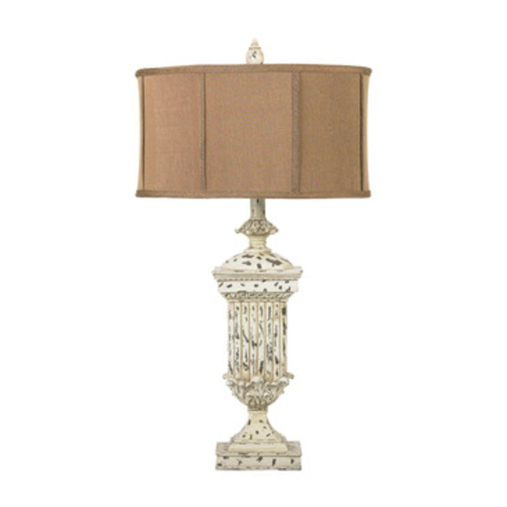 Dimond Morgan Hill Table Lamp in Distressed White