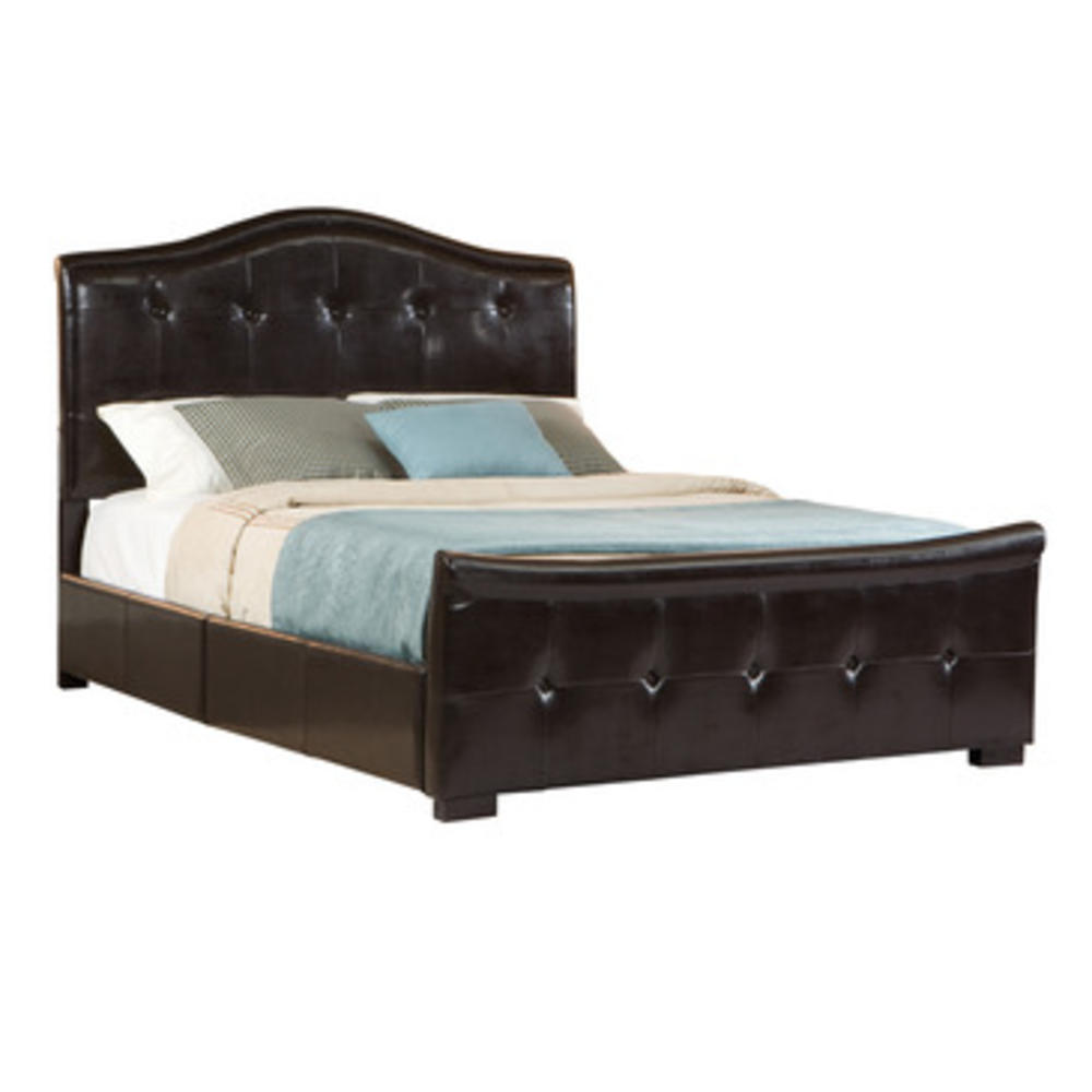 Standard Furniture Stanford Upholstered Panel Bed in Brown King