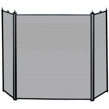 UniFlame S31030BK 3 Fold Black Screen (S-1121)