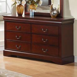 dresser deep drawer furniture lewiston brown standard drawers extra