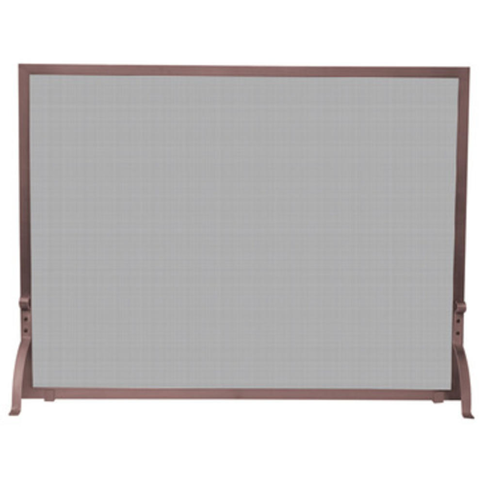 UniFlame S-1301 Single Panel Antique Copper Finish Screen