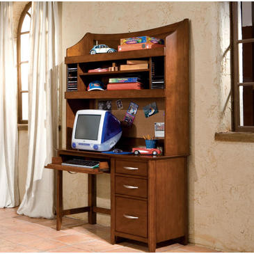 Standard Furniture Village Craft 47 Inch Student Desk in Dark Brown