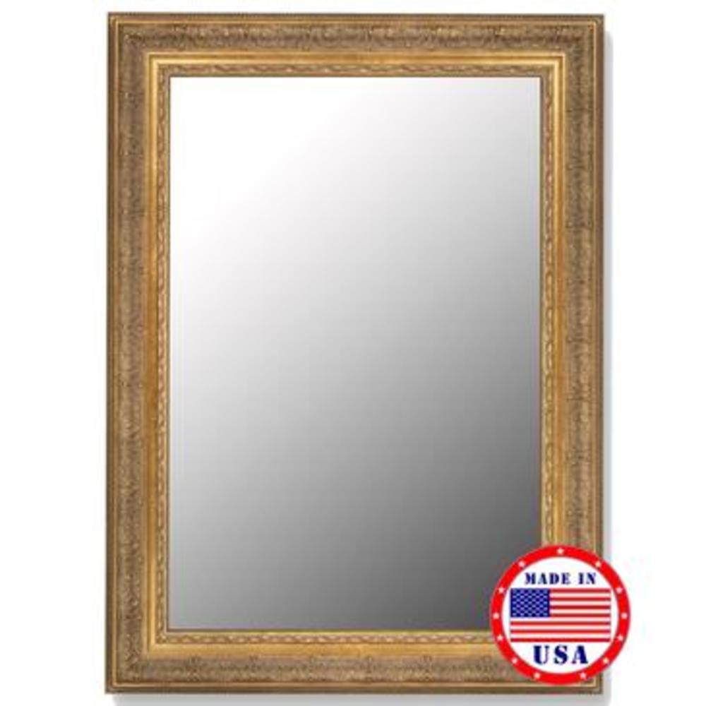 Hitchcock Butterfield Milano Golden Classic Framed Wall Mirror 37 x 47