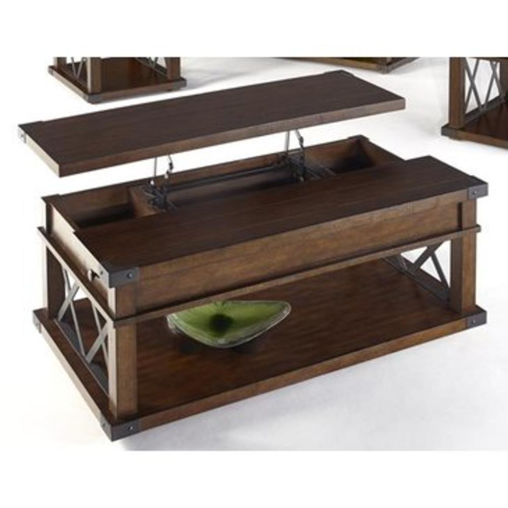 Progressive Furniture Landmark Castered Lift-Top Cocktail Table