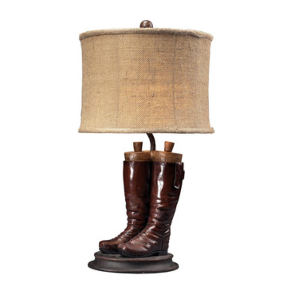 Dimond Wood River Riding Boots Accent Lamp