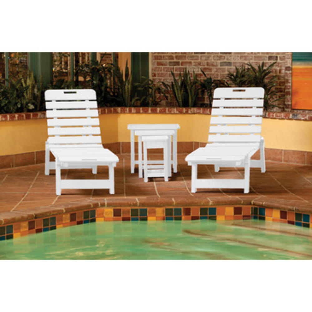 Eagle One 3 Piece Cafe Lounge Set In White