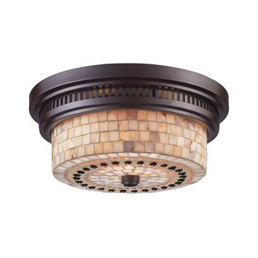 Landmark Lighting 66431 2 Chadwick Light Flush Mount In Oiled Landmark Lighting 66431 2 Chadwick