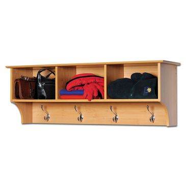 Prepac Sonoma Maple Entryway Cubbie Shelf