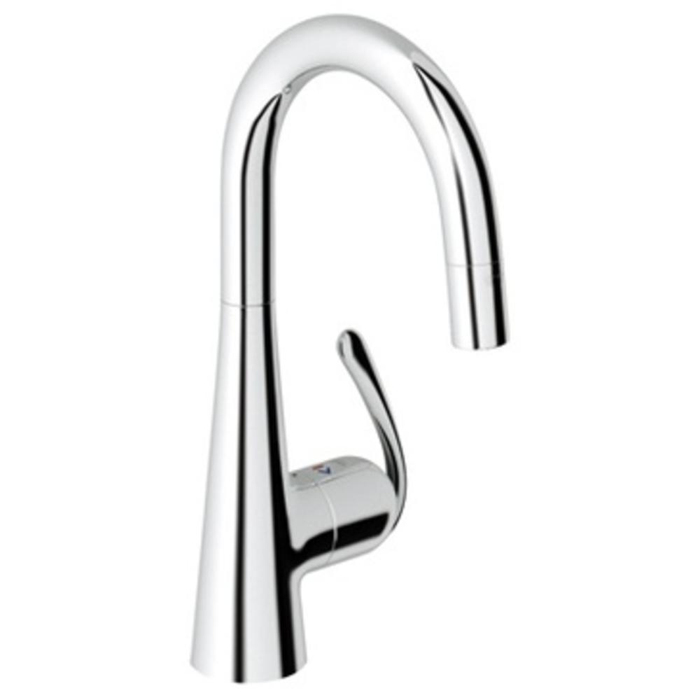Grohe 32 283 SDE Ladylux3 Pro WaterCare Prep Sink Dual Spray Pull-Down Kitchen Faucet