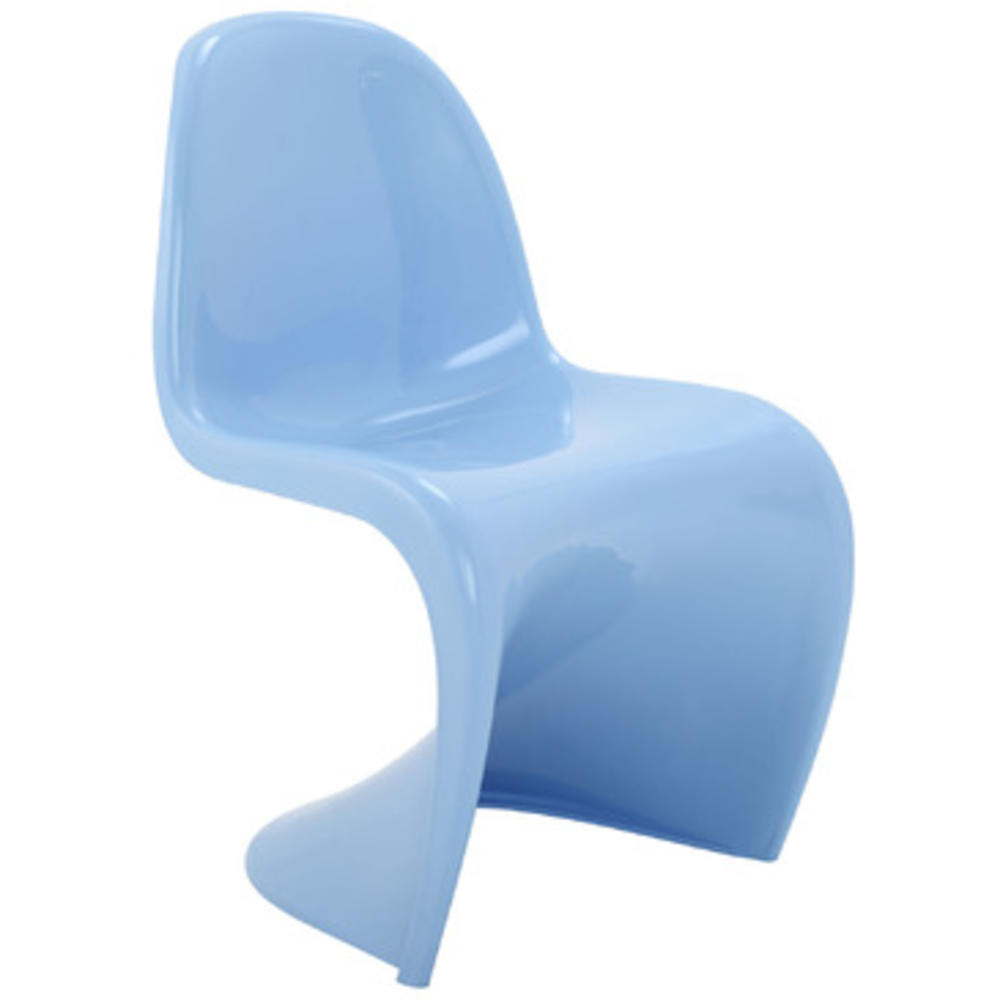 Modway Furniture Modway Slither Dining Side Chair in Blue