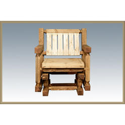 Montana Woodworks, Inc. Homestead Collection Single Seat Glider, Exterior Stain Finish