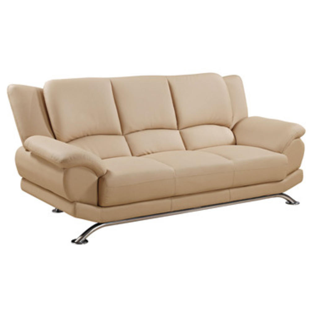 Global Furniture Global USA 9908 Bonded Leather Sofa in Cappuccino