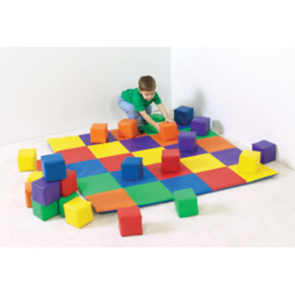 Children's Factory Joey's Matching Mat And Blocks Set