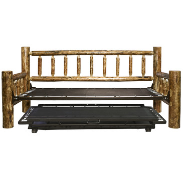 Montana Woodworks Glacier Country Trundle Day Bed with T mech