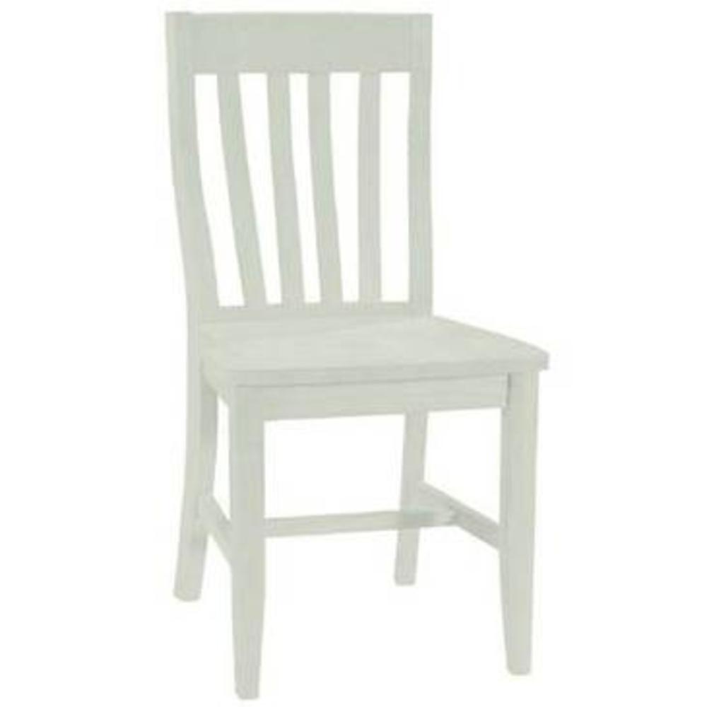 International Concepts C31-61P Cafe Chair - Linen White [Set of 2]