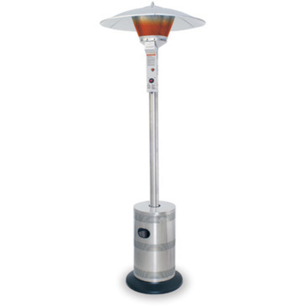 UniFlame 233000 Commercial Outdoor Patio Heater - Stainless Steel - Lp