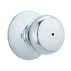 Schlage Plymouth Bright Chrome Privacy Knob Right or Left Handed