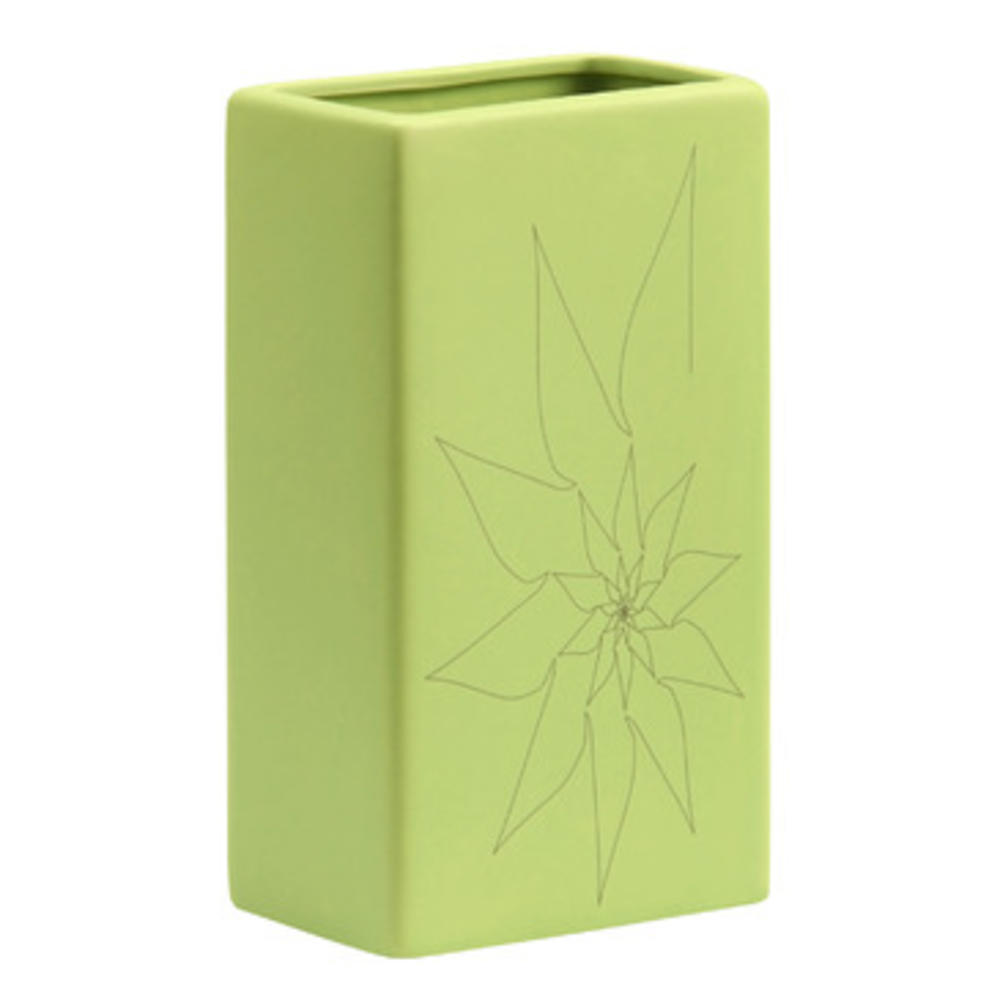 Zuo Modern Blithe Rectangular Vase S in Green [Set of 8]