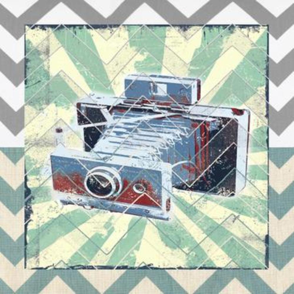 Obvious Place Art Vintage Polaroid 18x24 Canvas Wrapped Art