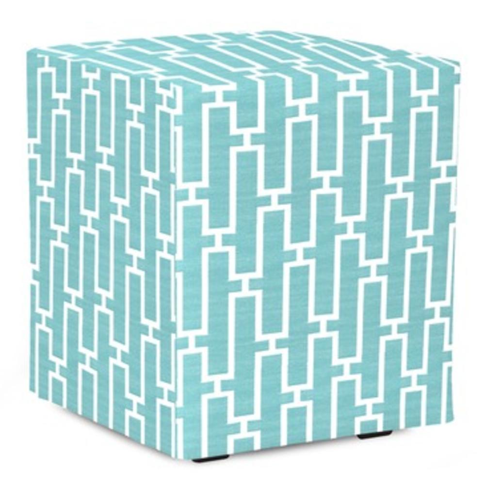 Howard Elliott Q128-208 Bahama Breeze Universal Cube Ottoman