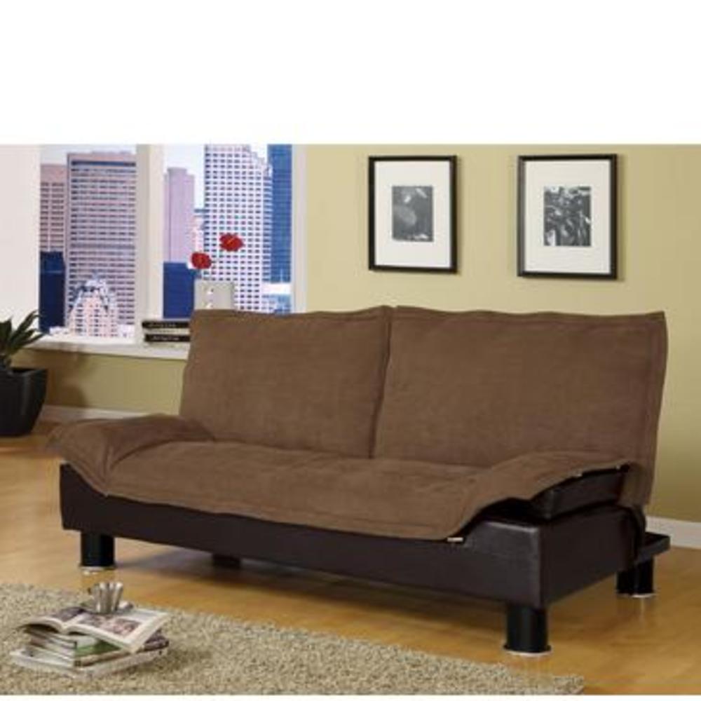 Coaster Coffee And Brown Futon Sofa Bed