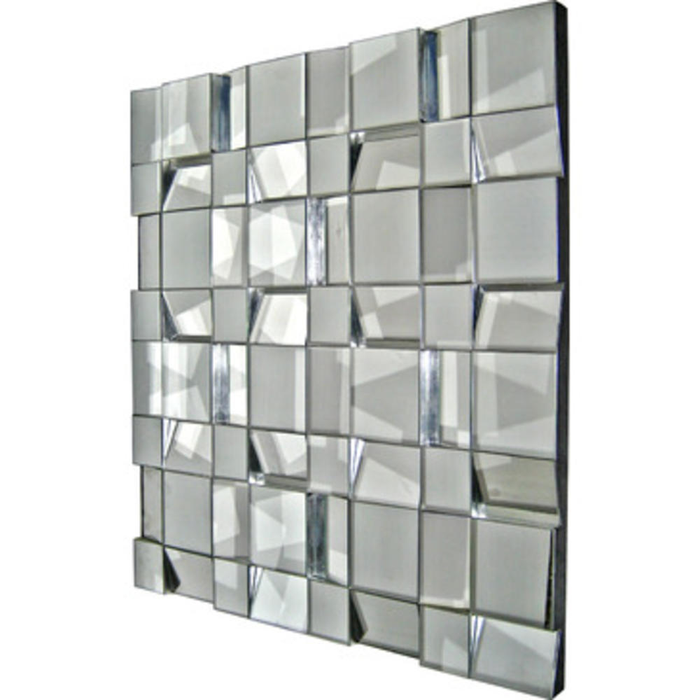 Ren-Wil MT791 Square Mirror in All Glass