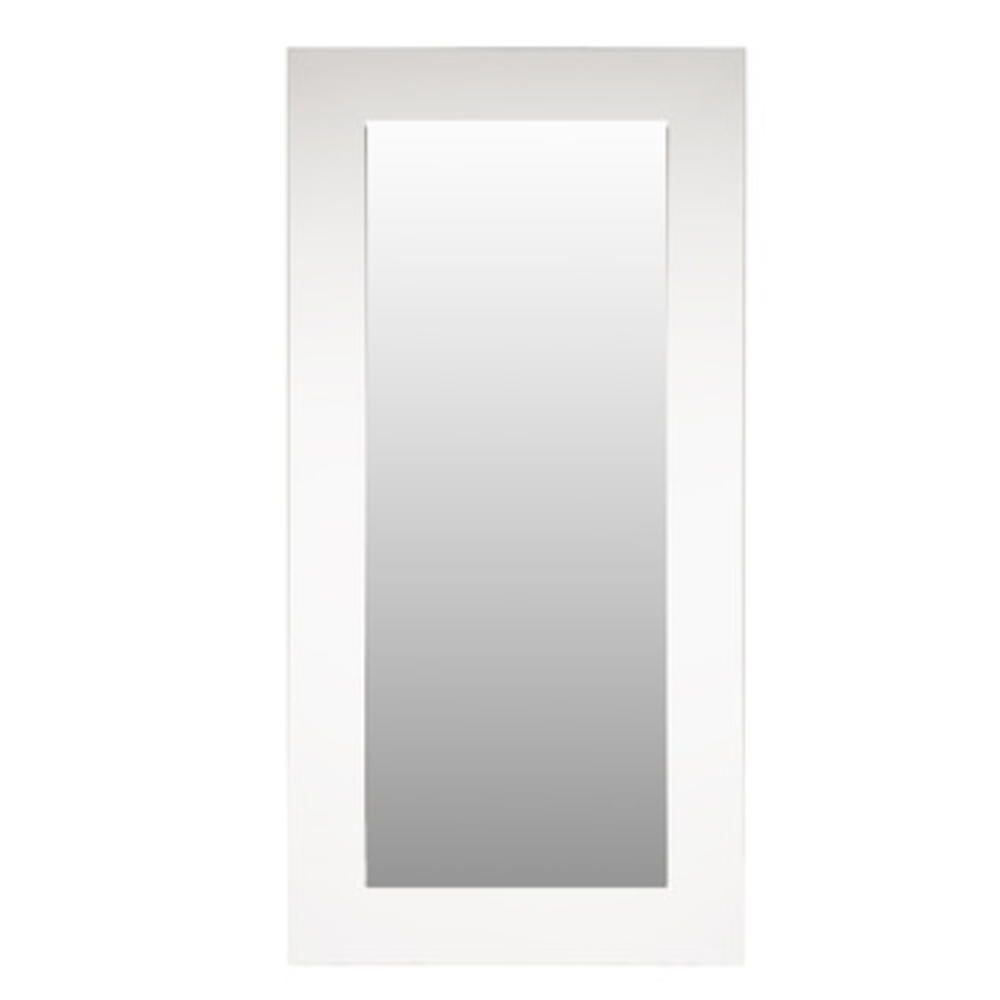 Whiteline Imports Whiteline Fox High Gloss White Frame Mirror