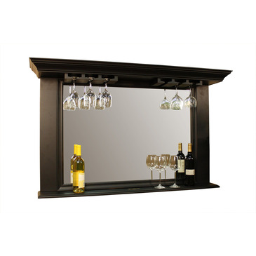 American Heritage Billiards Eldorado Back Bar Mirror In Antique Black American Heritage Billiards Eldorado, Back Bar Mirror Used