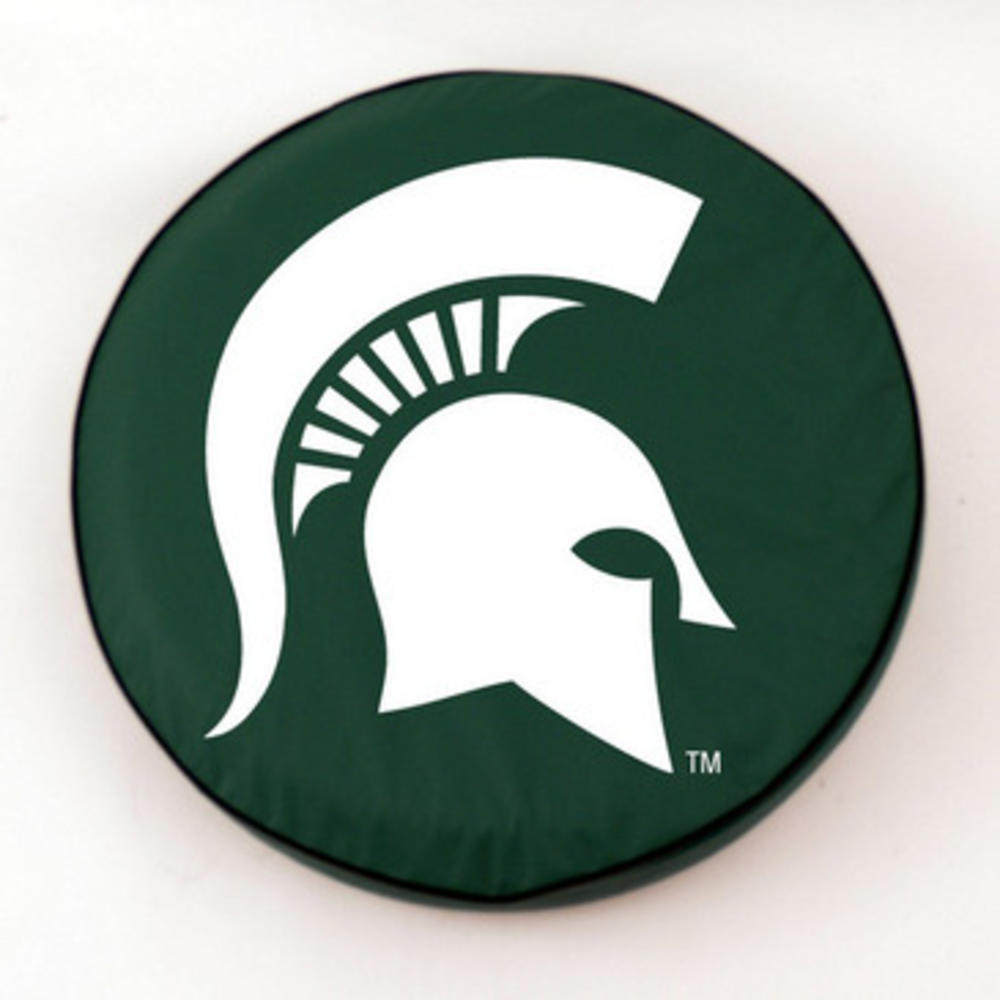 Holland Bar Stool Michigan State Tire Cover in Green 32.25 Inch x 12 Inch