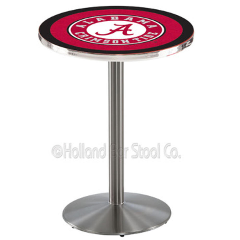 Holland Bar Stool L214 - Stainless Steel Alabama Pub Table 36 Inch