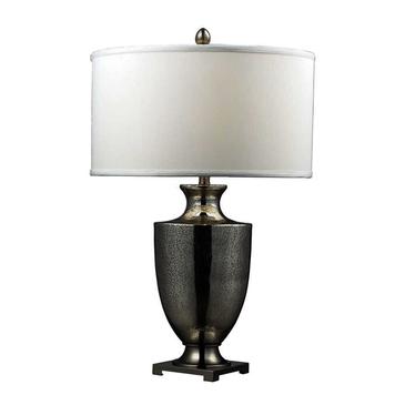 Dimond Lighting Langham Table In Antique Mercury Glass And Polished Chrome LED