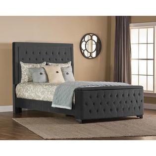 upholstered kaylie hillsdale footboard buckwheat