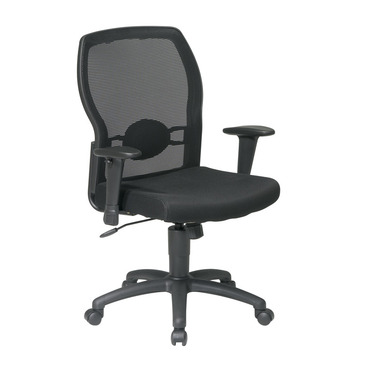 Office Star Work Smart Ventilated Seating Woven Mesh Back Chair