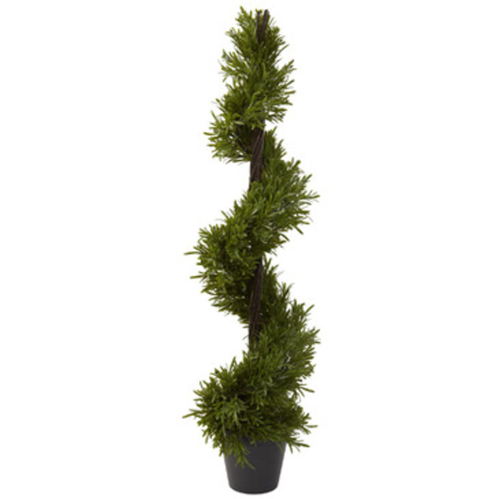 Nearly Natural 39" Rosemary Spiral Tree (In-door/Out-door)