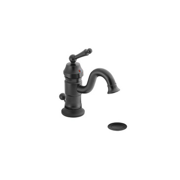 Moen Waterhill 648185 Wrought Iron One Handle High Arc Bathroom Faucet Moen Waterhill 648185 Wrought Iron One