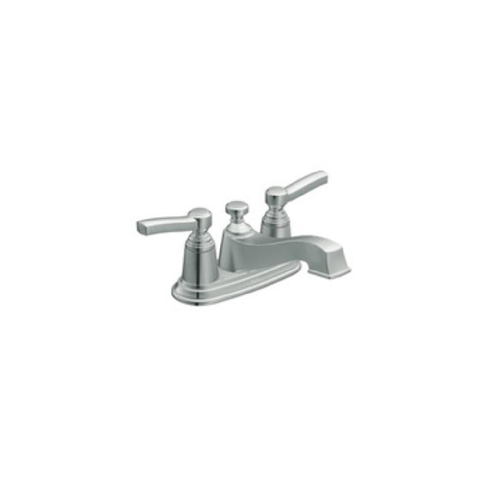 Moen Rothbury 535750 Chrome Two-Handle Low Arc Bathroom Faucet