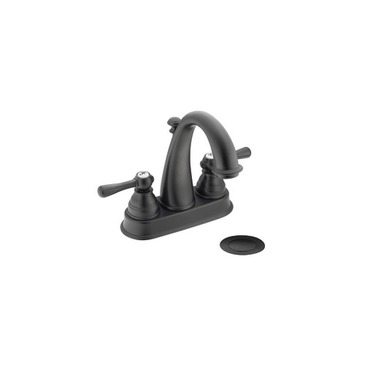 Moen Kingsley 561817 Wrought Iron Two Handle High Arc Bathroom Faucet