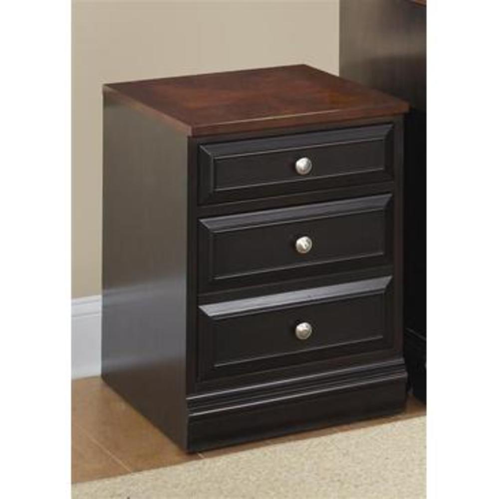 Liberty Furniture St. Ives Mobile File Cabinet in Chocolate Cherry Finish